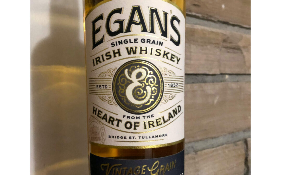 Egan’s Irish Whiskey, Vintage Grain ($35)