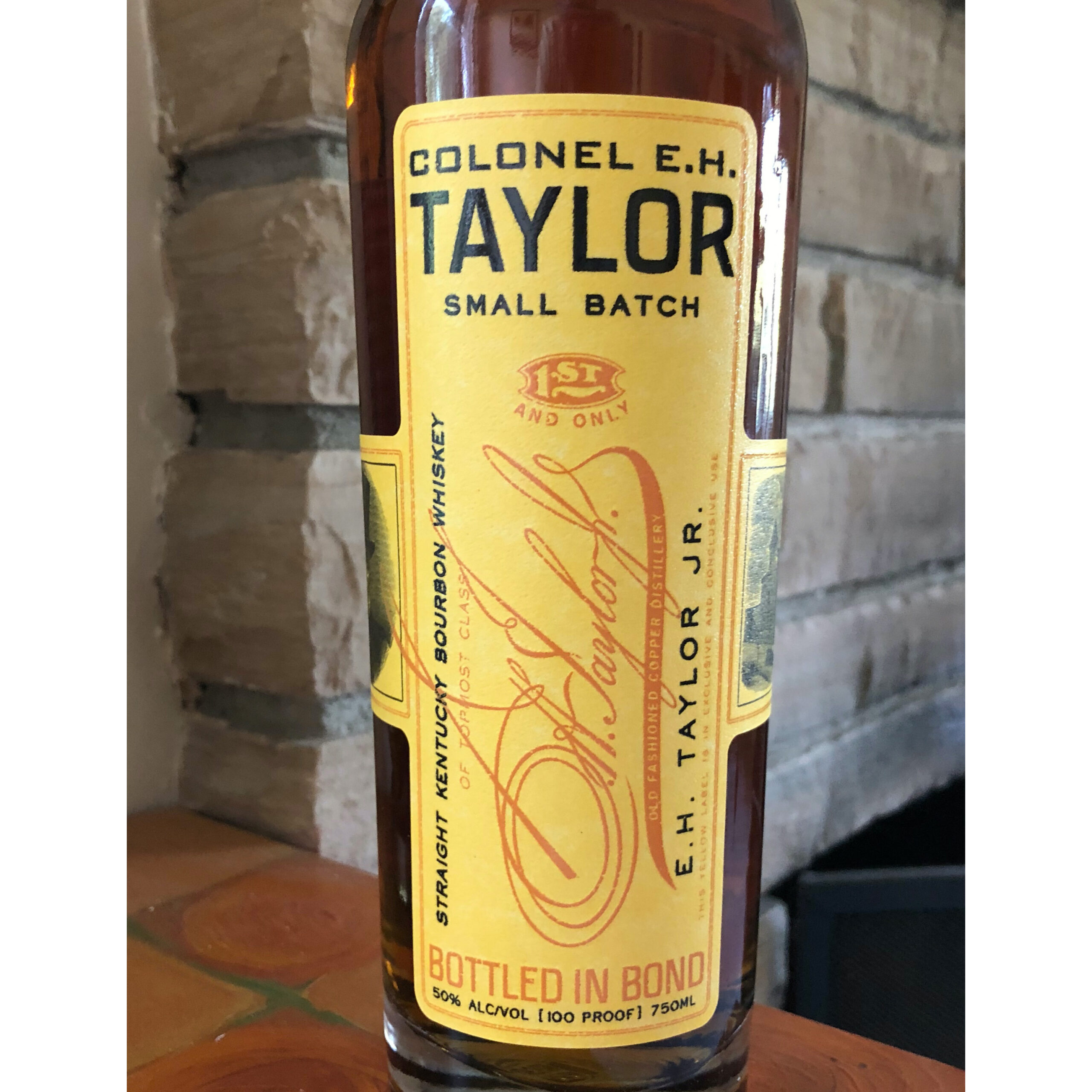 Col. E.H Taylor Kentucky Straight Bourbon Whiskey ($90)