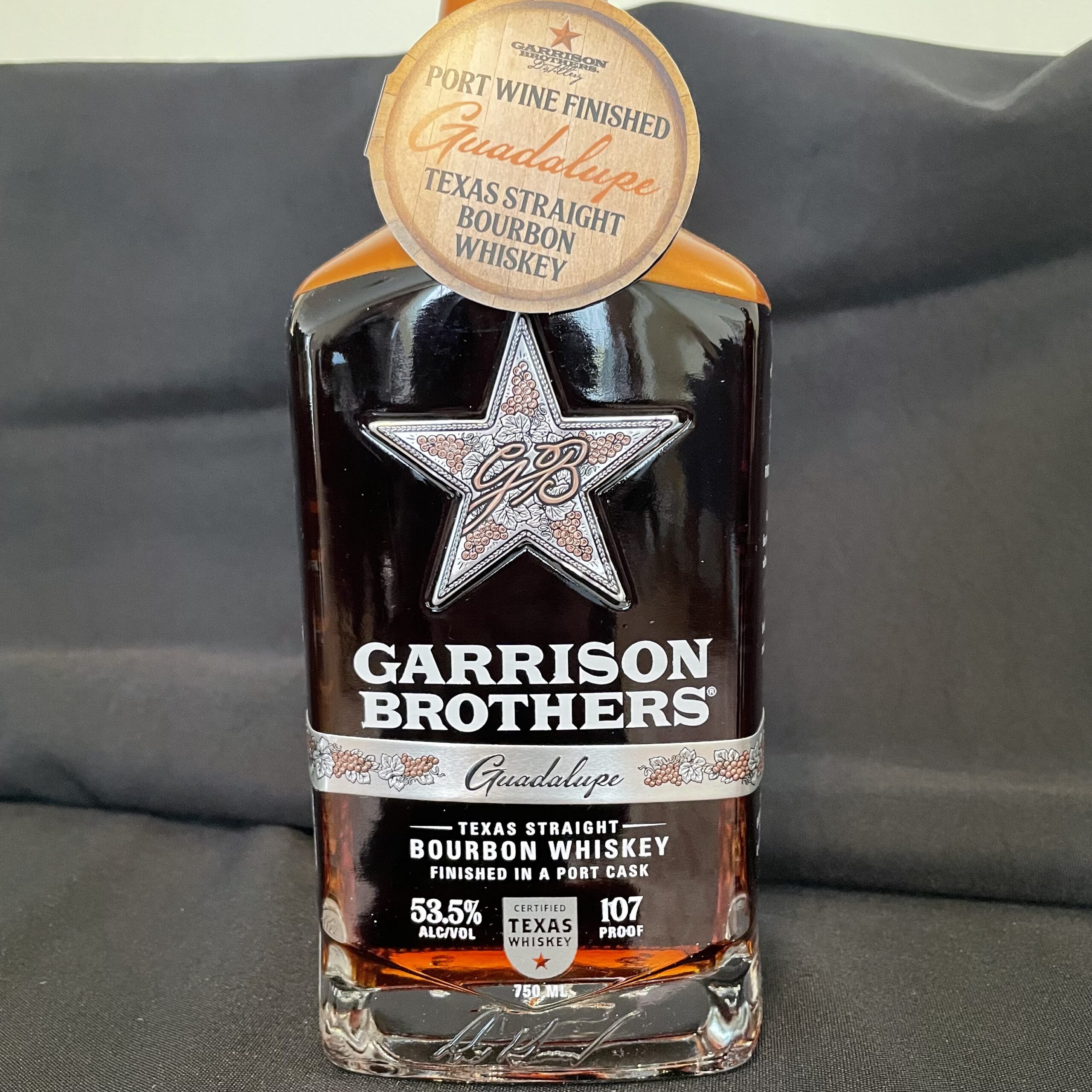 Garrison Brothers “Guadalupe” Port Cask Finished Bourbon ($130)