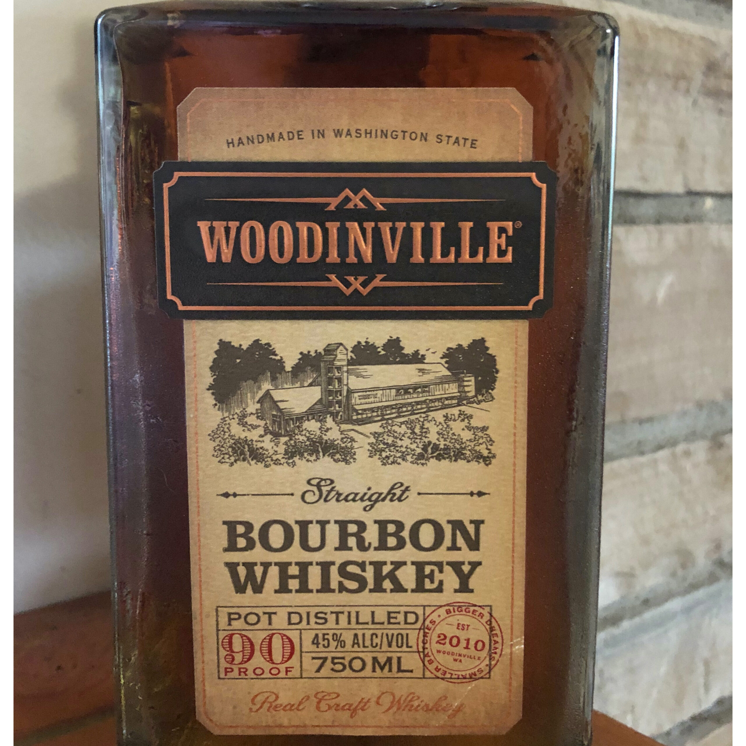 Woodinville Straight Bourbon Whiskey ($40)