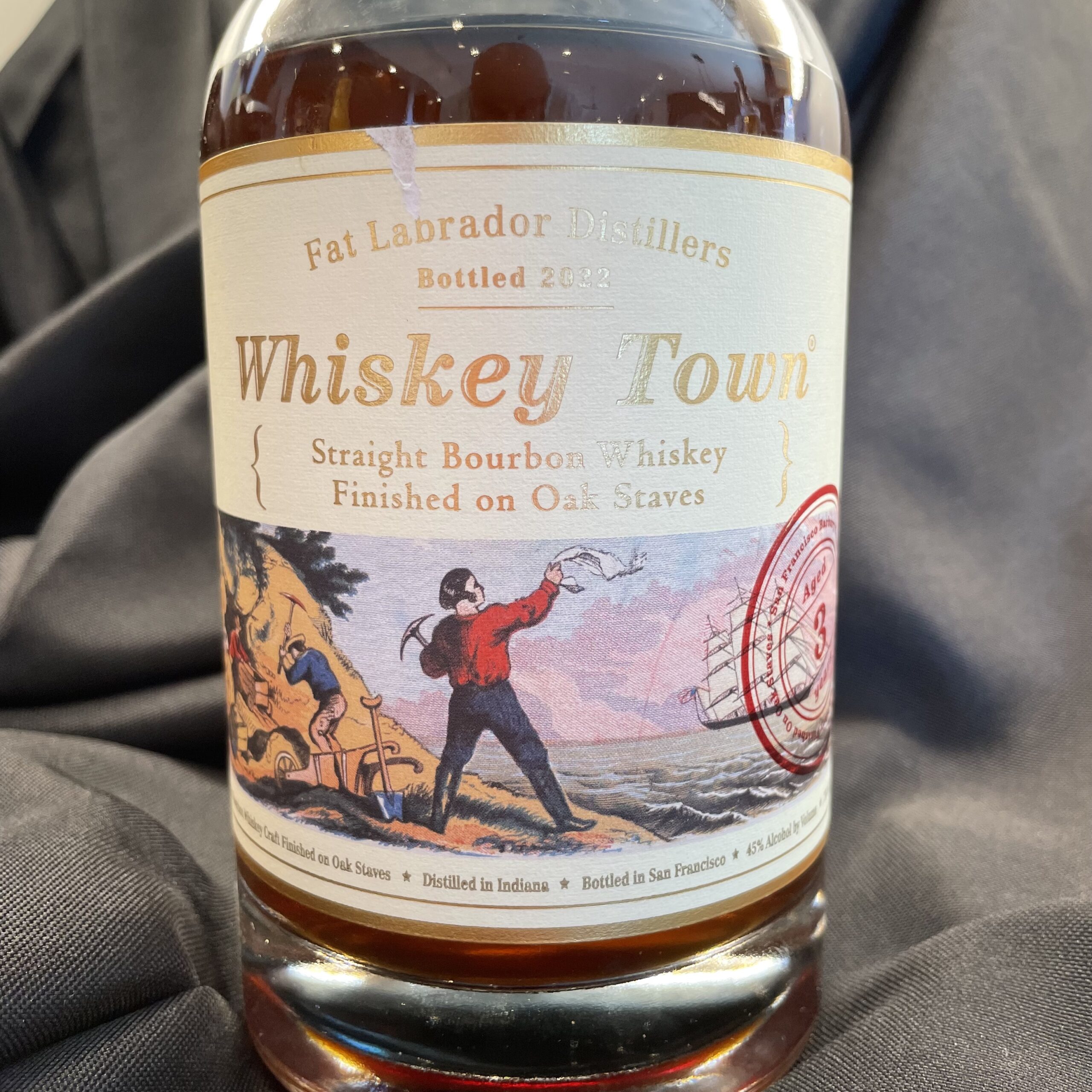 Whiskey Town Straight Bourbon Whiskey ($55)