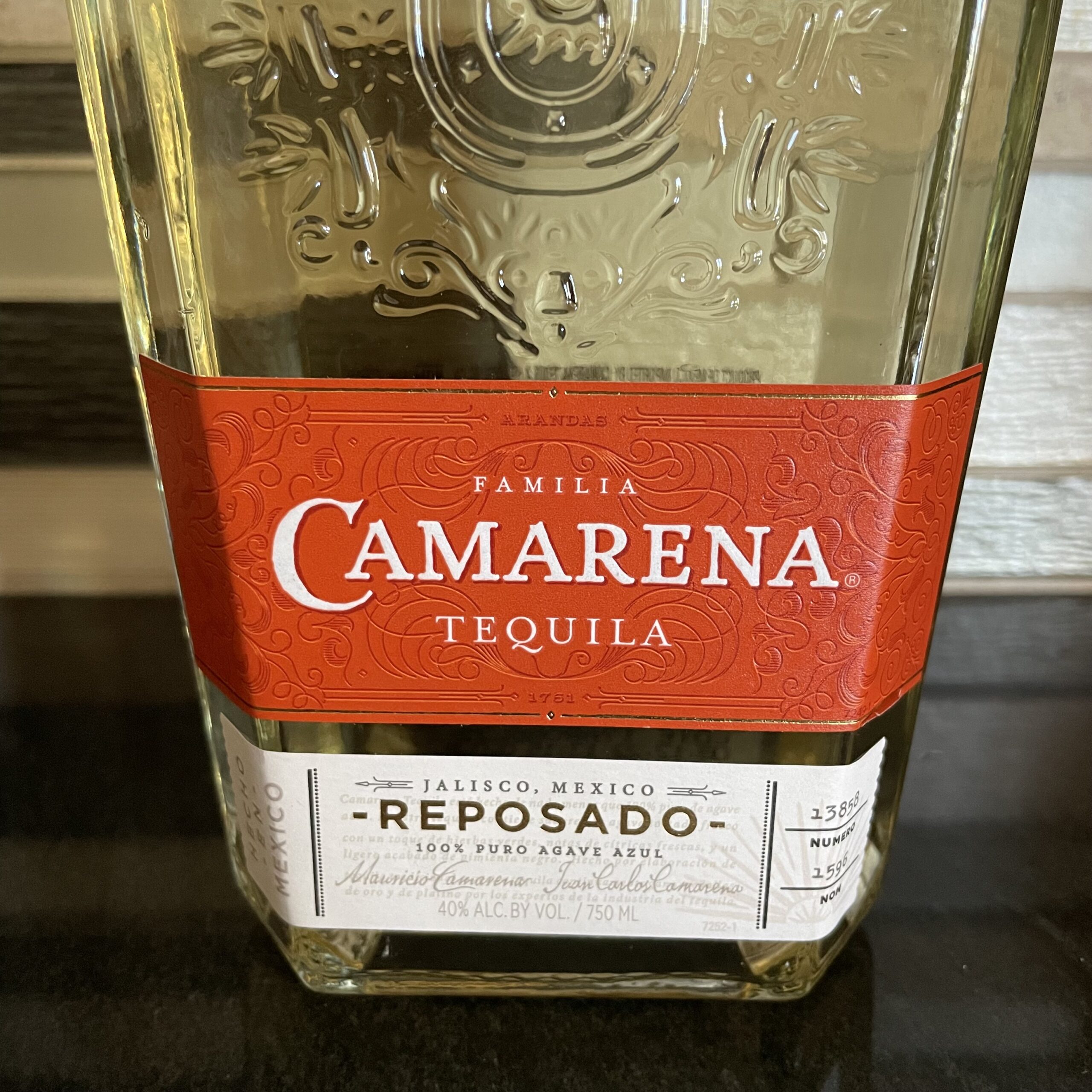 Familia Camarena Tequila Reposado ($20)