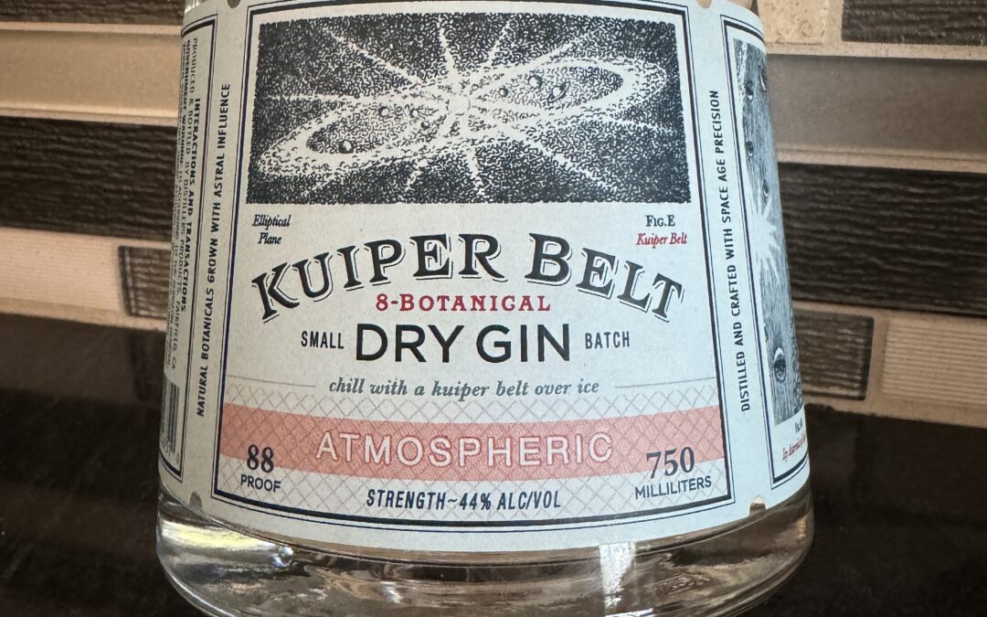 Kuiper Belt Atmospheric Dry Gin ($40)