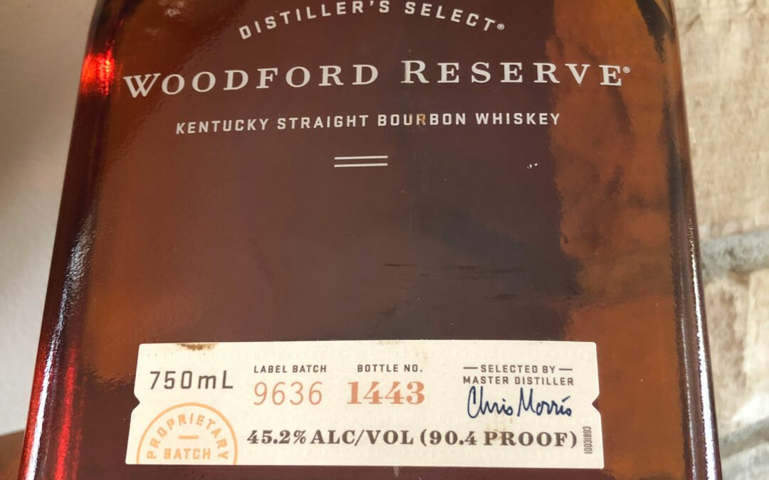 Woodford Reserve Kentucky Straight Bourbon Whiskey ($40)