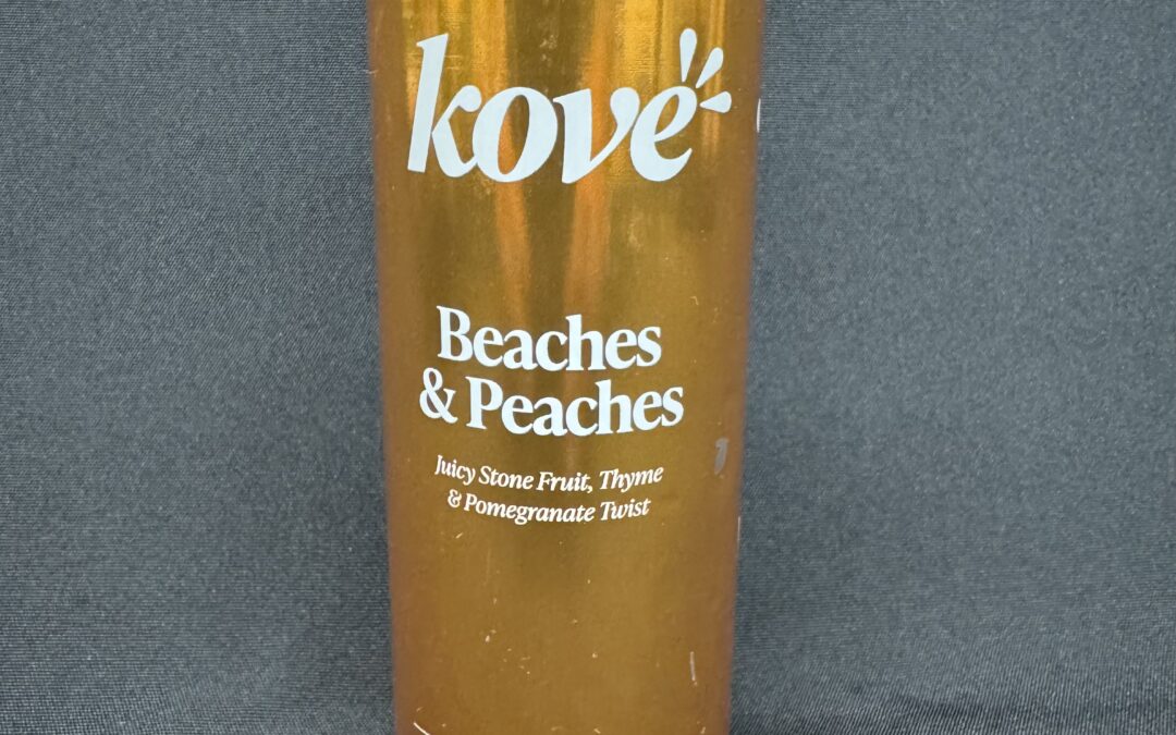 Kove “Beaches & Peaches” Cocktail ($11/four pack)