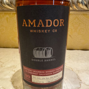 Amador Whiskey Double Barrel Bourbon, Cabernet Barrel Finish ($50)