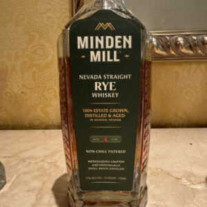 Minden Mill Rye Whiskey ($45)