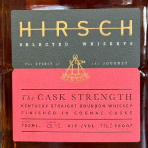 Hirsch “The Cask Strength” Bourbon ($180)