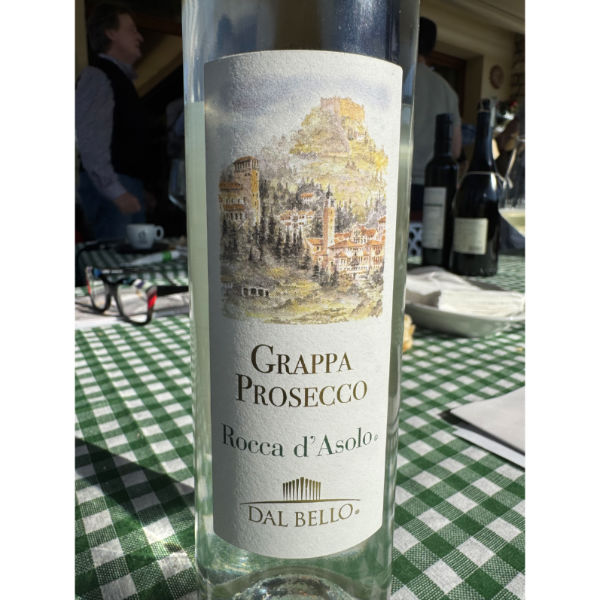 Dal Bello Grappa Prosecco “Rocca d’Asolo” ($17)