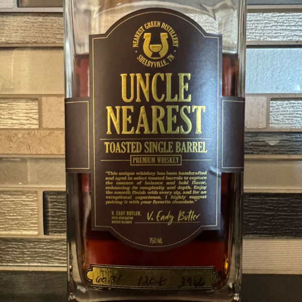 Uncle Nearest Toasted Single Barrel Whiskey ($100)